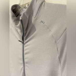 Men’s Lululemon Quarter Zip Pullover, light grey, Men’s Small, Exc pre owned